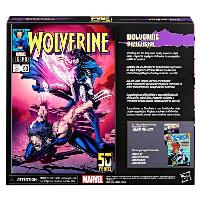 Marvel Legends Psylocke Wolverine 2 Pack Portes Grátis