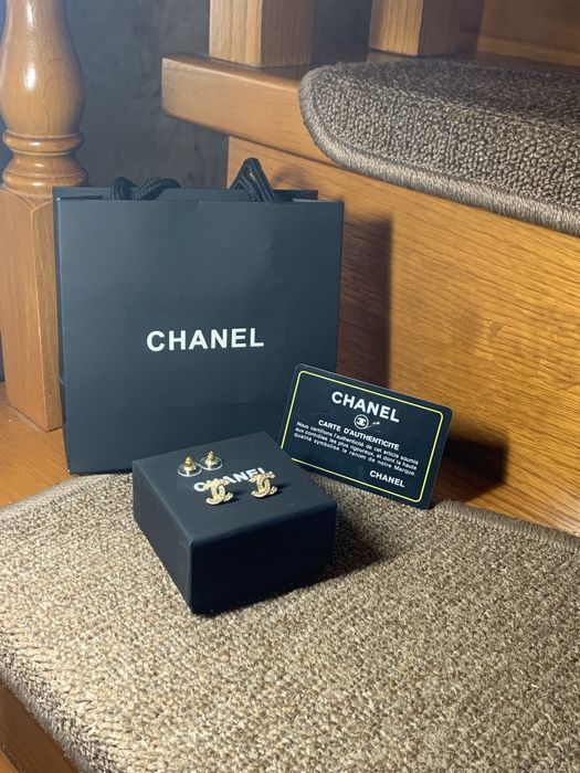 Сережки CHANEL  / Серьги Шанель Золото