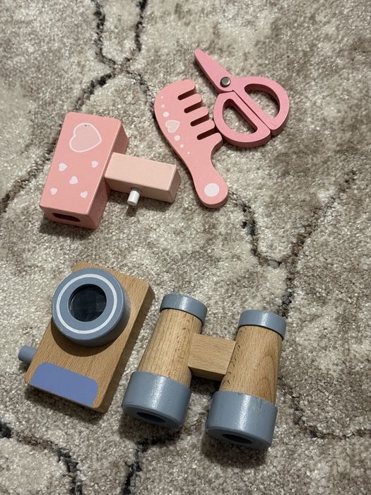 Набір з дерева,фотоапарат