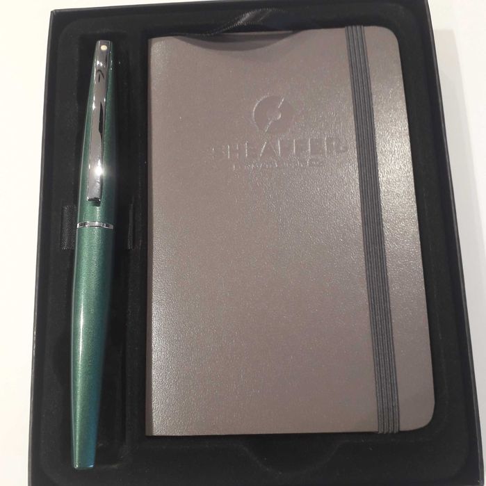 Pióro kulkowe Sheaffer Taranis Forest Green CT - 9446 + notes zestaw