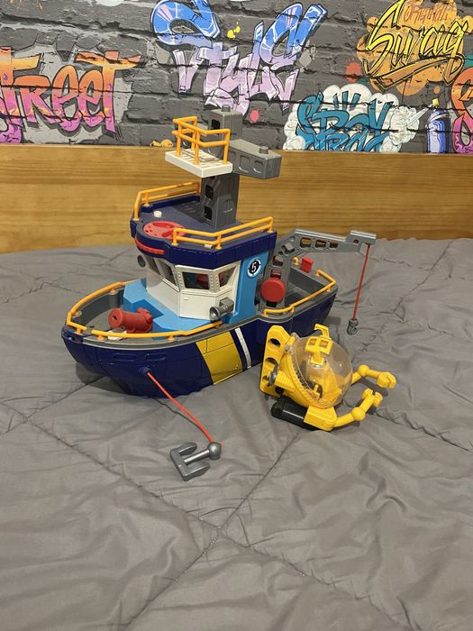 Navio e foguetão imaginext