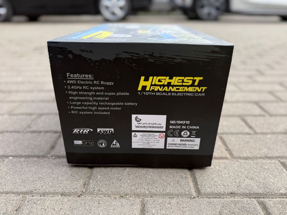 Duży samochód zdalnie sterowany CRAWLER WLToys AUTO RC 4WD 1:10
1 osob