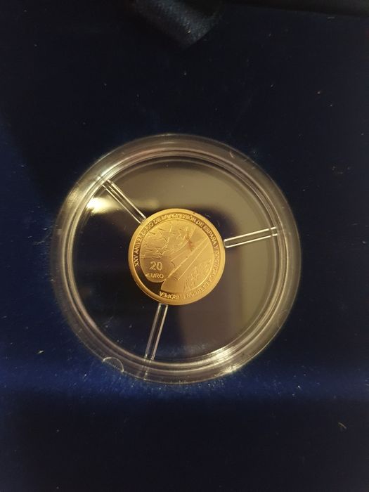 20€ ouro adesão de Espanha e Portugal à união europeia
