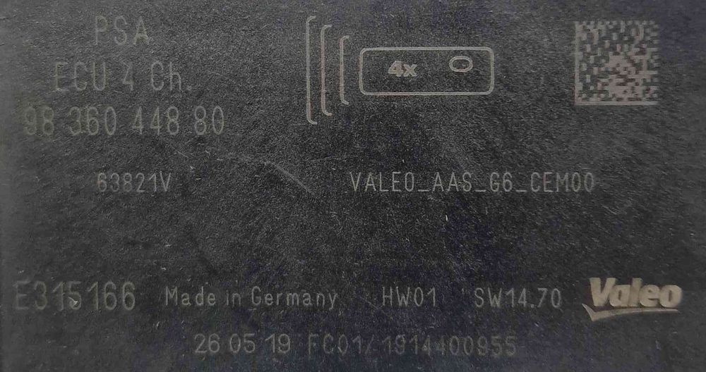 Módulo Eletrónico 9836044880 - PEUGEOT 208 II