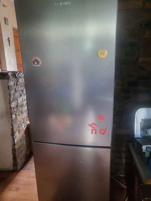 Zepsuta lodówka bosch KGN36VL21/01 na części- drzwi, półki, pojemniki