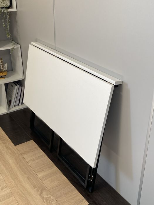 Компютерний стіл, 100 см Білий , розкладний, робочий стіл, трансформер