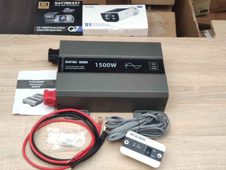 Інвертор DATOUBOSS 1500 Вт з чистим синусом