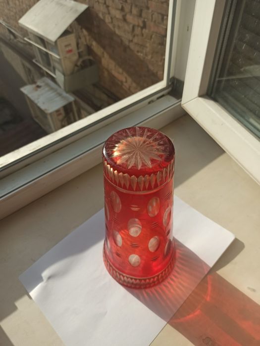 Ваза хрустальная времён СССР