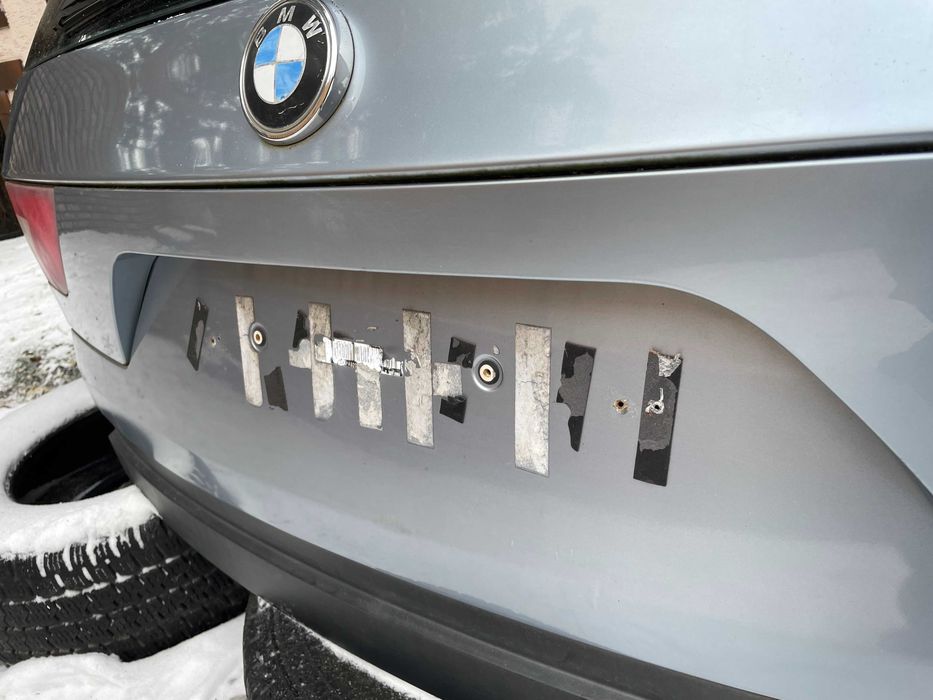 Bmw x3 e83 klapa tył BLUE WATER 896/5 kompletna lampy szyba listwa