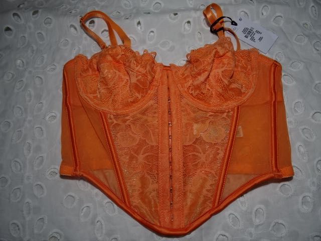 Primark piękny polgorset pomarańcz 70 A