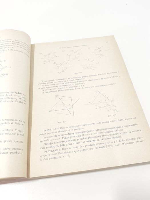 Geometria wykreślna Książka 1966r