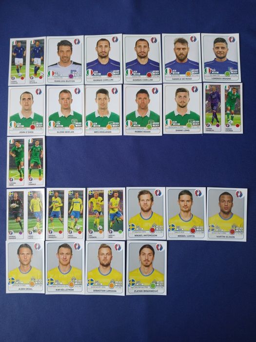 Pack 86 Cromos Stickers Official Panini - Euro 2016 France