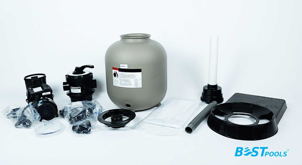 Ogrodowy basen KRETA 4.0x2.5x1.4 z filtracją - PRODUCENT Bestpools