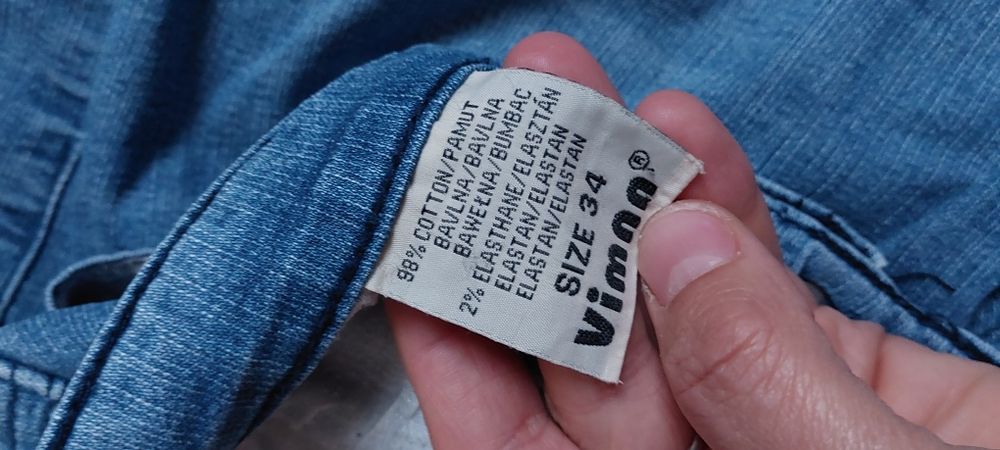Spodnie jeansowe dżinsowe dziny vimnn  viman xl L