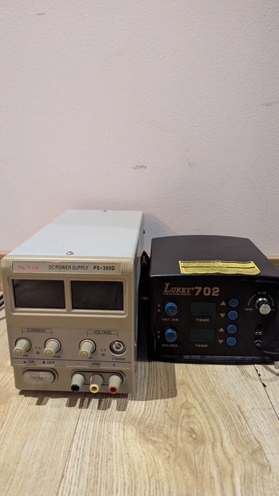 Equipamento de Reparação Eletrónica – Fonte + Estação + Ferros