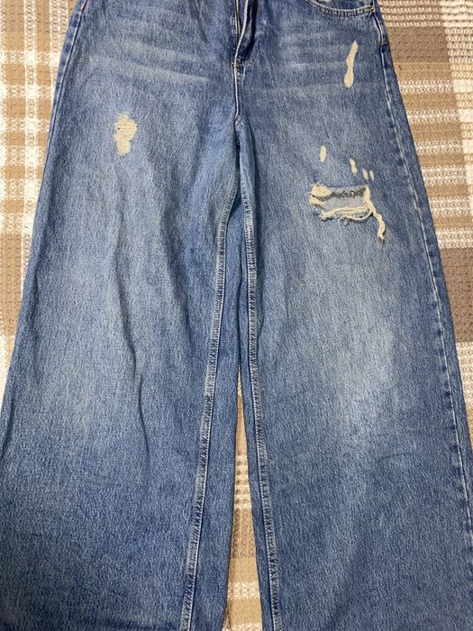 Джинси жіночі широкі. Розмір 40