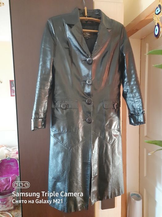 Продам шкіряний плащ, дубленка