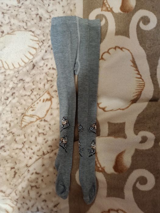 Новые детские белые майки колготы  маечки халат