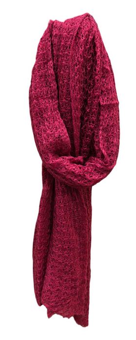 OVS delikatny szalik damski jesień / zima bordo rozm. 70 X 280 cm