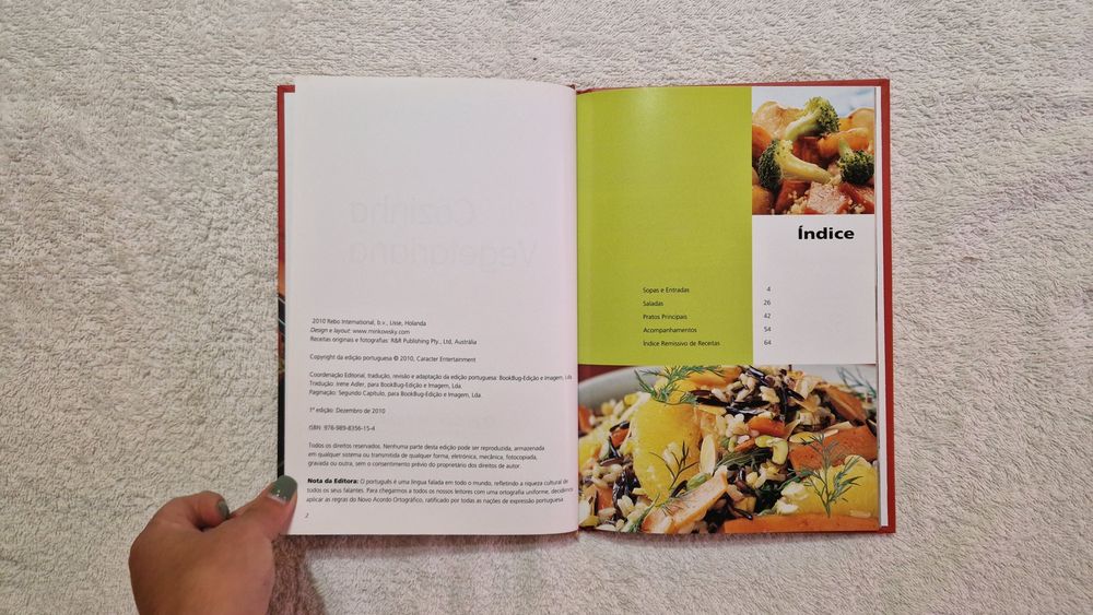 Livro Cozinha Vegetariana