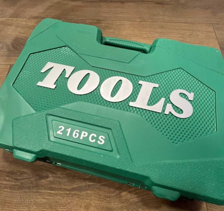 Набір ручних інструментів на 216 предметів для ремонту