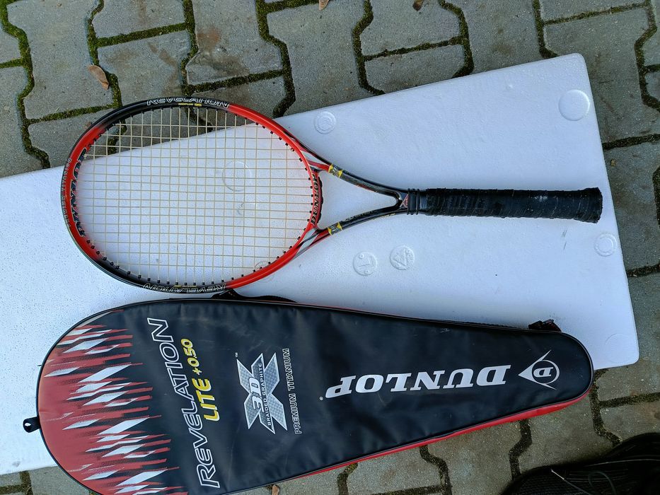 Rakieta tenisowa Dunlop Revelation Lite Titanium + pokrowiec

Opis:
Ra