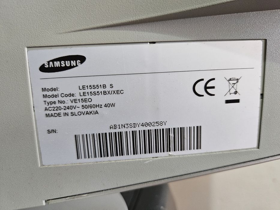 Monitor Samsung 15"