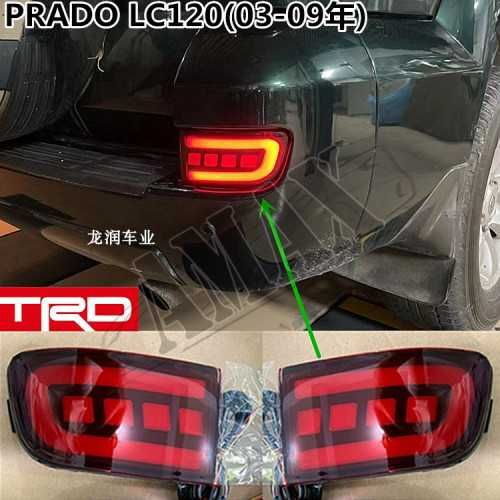 Габариты заднего бампера диодные (TRD Design) Toyota Prado 120 (03-08)