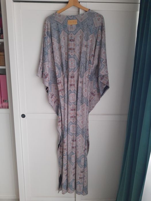 Sukienka w etniczne wzory - Agi Jensen Design, sukienka boho, ciążowa