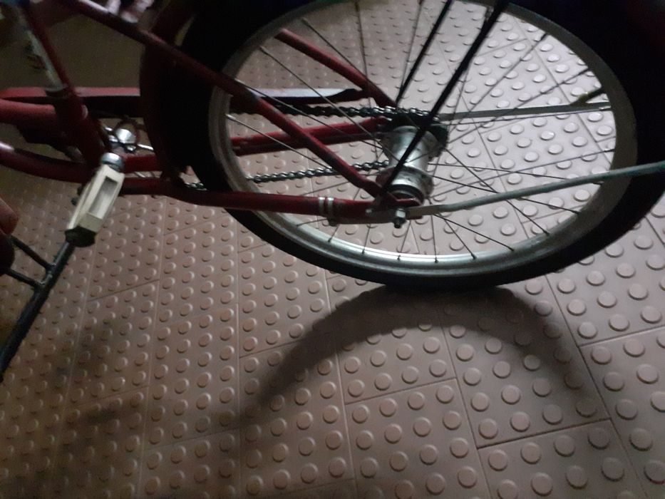 Bicicleta antiga contra pedal roda 20"  (50cm) pronta a circular ou d