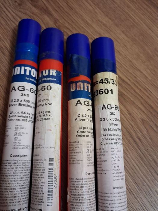 Припой серебряный  unitor ag 60  юнитор