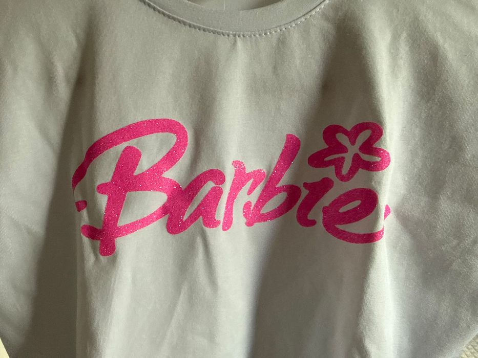 Bluza biała Barbie 134 – nowa (bez metki)