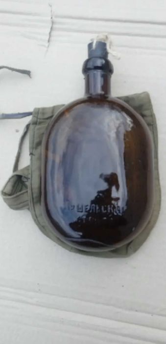 Стеклянная фляга РККА (оригинал)