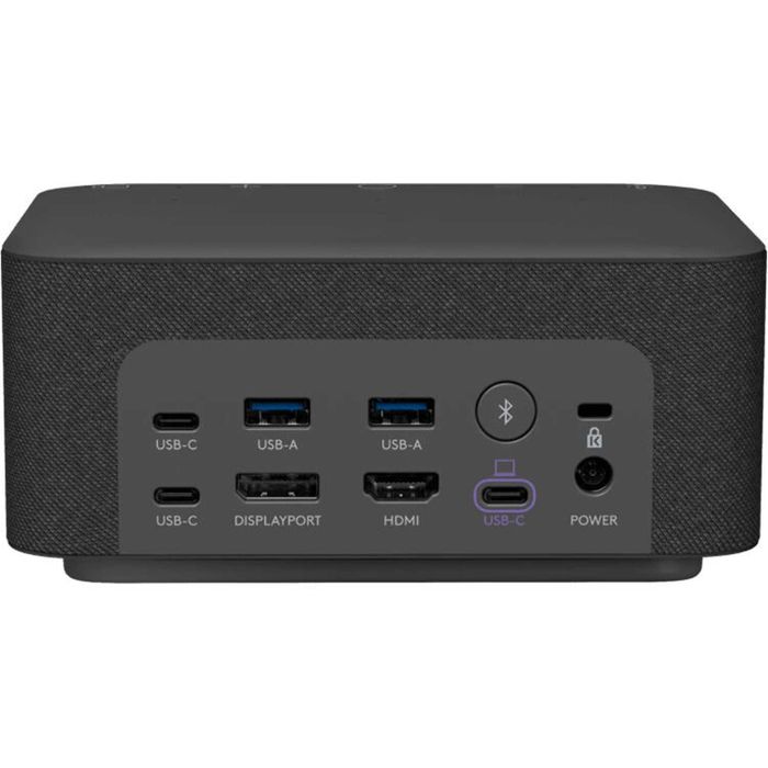 Logitech Logi Dock Graphite — док‑станція + зарядка 100W + 2 монітори