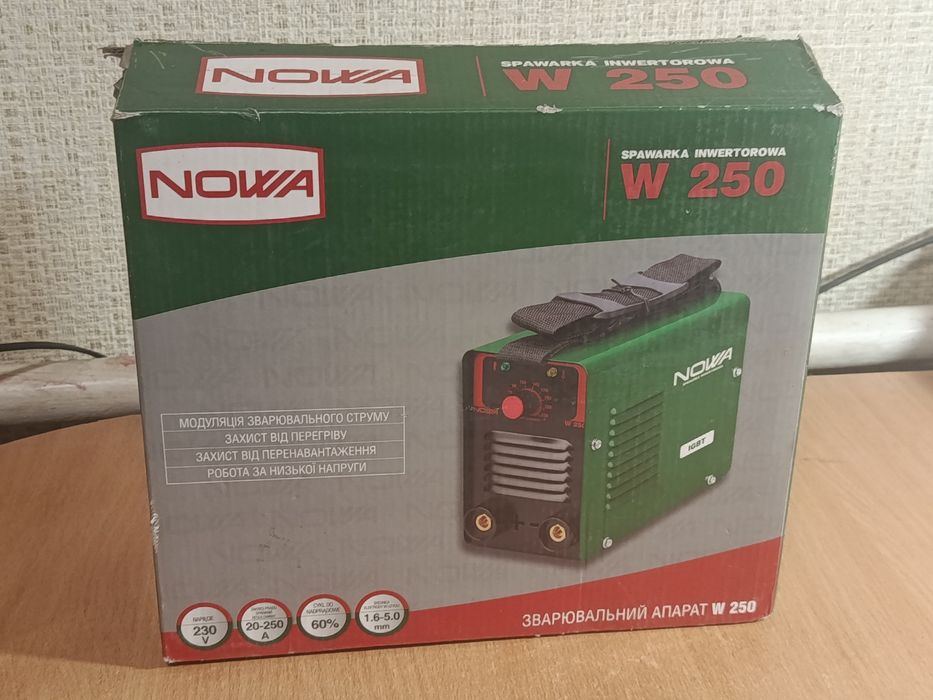 Инверторный сварочный аппарат NOWA W 250 (250 Ампер)