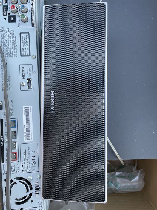 Sistema de som- dvd home theater system sony dav-dz630