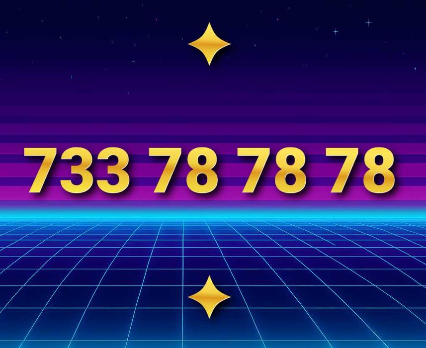 Złoty numer ___ 733 78 78 78 ___ Platynowy - ViP