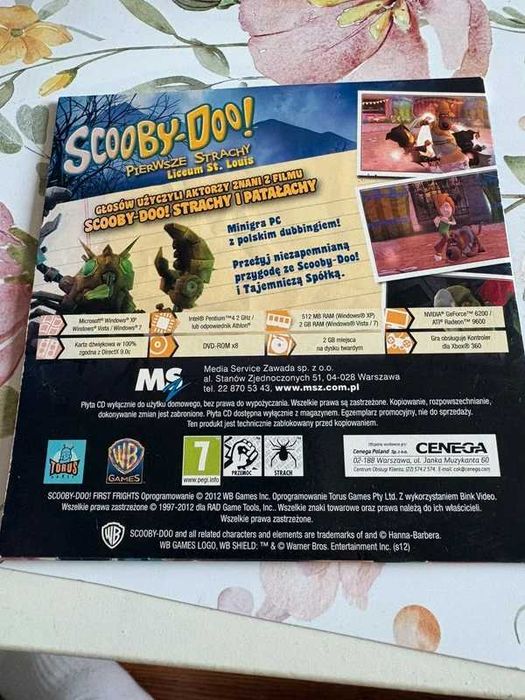 gra pc scooby Doo pierwsze strachy