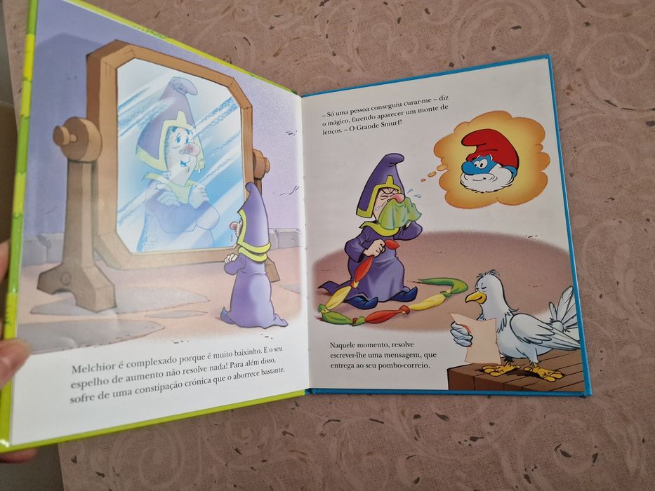Livro Os Smurfs O Labirinto Mágico Editora Asa