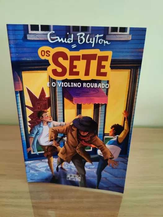 Livro juvenil: Os sete e o violino roubado