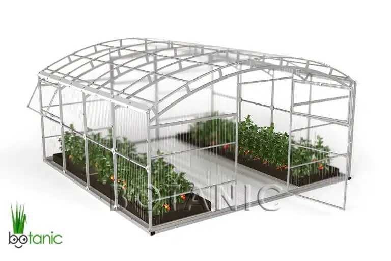 Szklarnia Ogrodowa 4m BOTANIC – Poliwęglan, Stal Ocynk, Całoroczna!