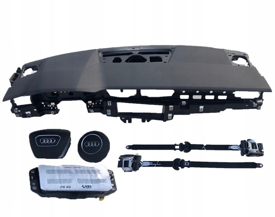 audi a6 c8 konsola deska pulpit poduszka pasy airbag