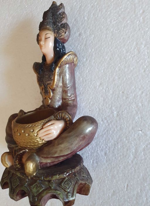 Deusa Shiva - magnífica estatueta  Hindu, 28cm - Anos 70