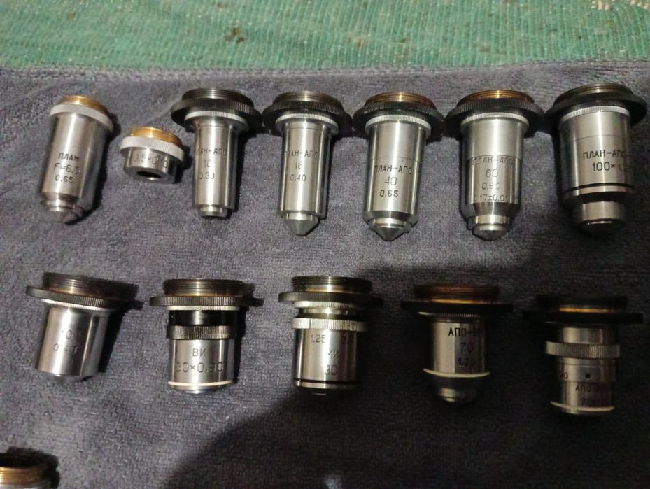 Продам обєктиви до микроскопа