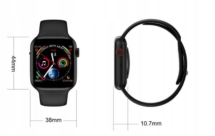 Smartwatch sportowy zegarek wodoodporny