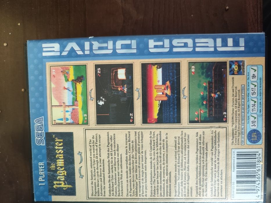 The Page Master Megadrive