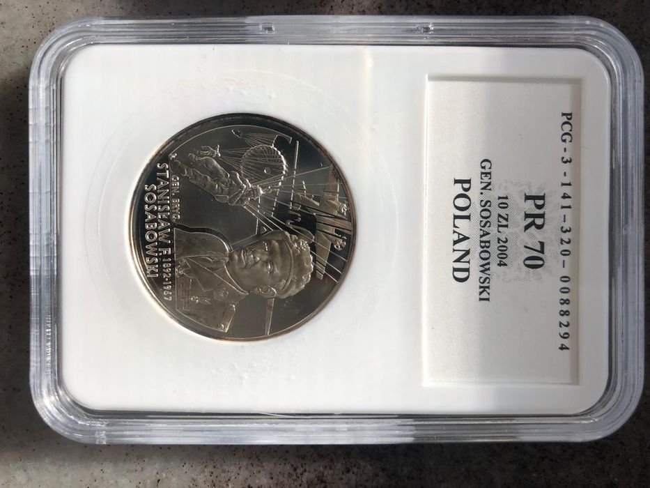 10 zł Generał Sosabowski PCG PR70