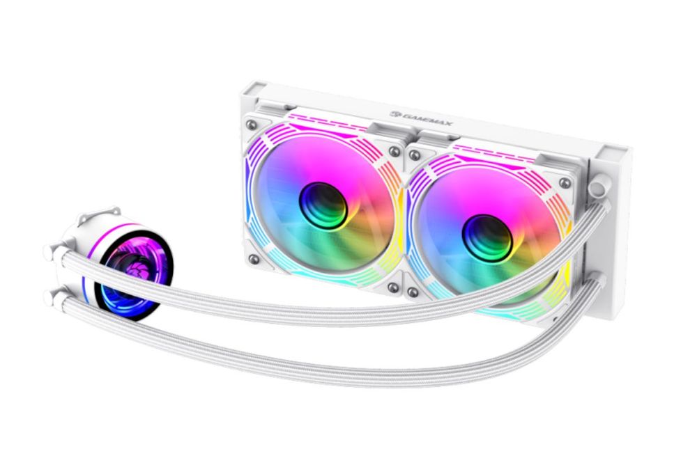 Promocja!!!GameMax Chłodnica cieczy procesora IceChill 240V biała