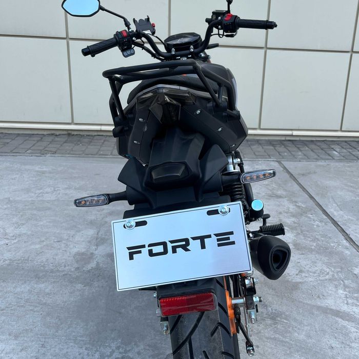 Мотоцикл SR-200X Forte (сіро-помаранчевий)
