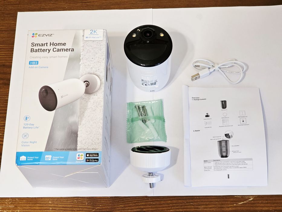 Камера відеонагляду EZVIZ CS-HB3 3Mp 2K Wi-Fi